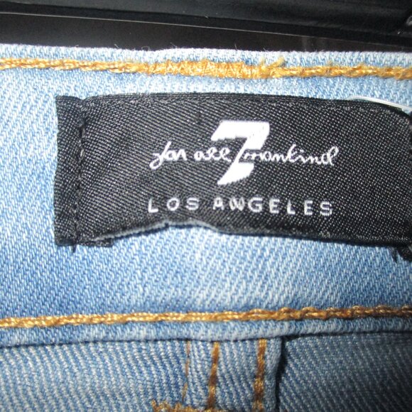 7 FOR ALL MANKIND SLIMMY Boys Size 14 Light Wash Stretch Denim Jeans - Picture 2 of 11